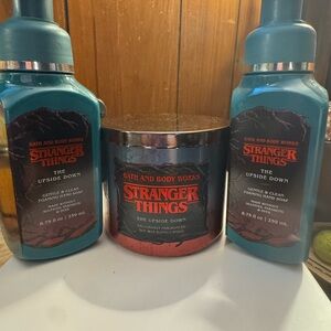 Bath & Body Works HandSoap & Candle The Upside Down NWT